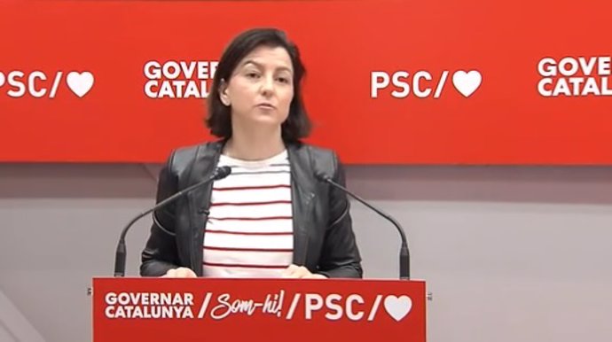 La portavoz del PSOE en el Senado y dirigente del PSC, Eva Granados