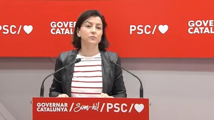 La portaveu del PSOE en el Senat i dirigent del PSC, Eva Granados