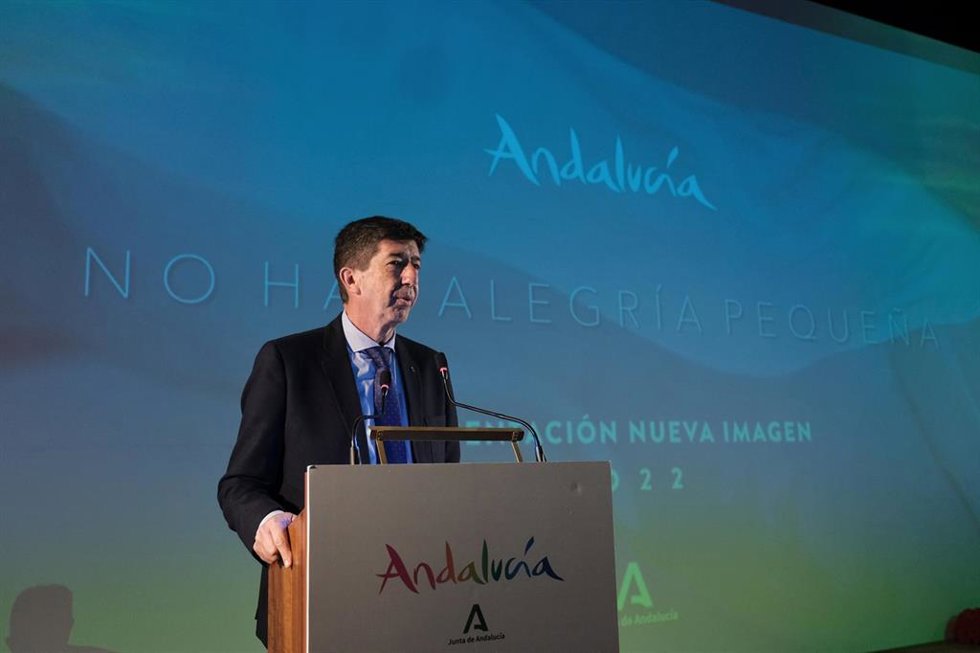 El vicepresidente y consejero de Turismo, Juan Marín, en una foto de archivo.