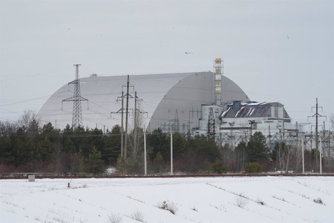 Sarcfag de la central nuclear de Txernbil, a Ucrana