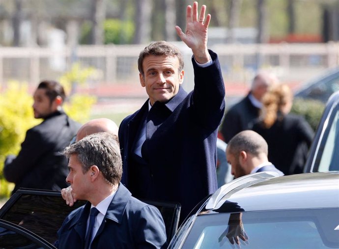 El presidente francés, Emmanuel Macron