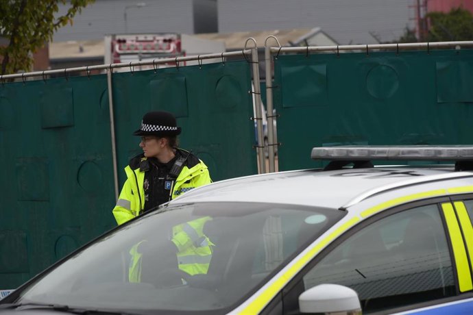 Agentes de la Policía en el condado de Essex, en el sur de Inglaterra
