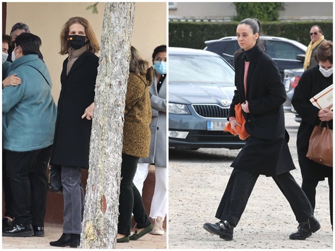 La Infanta Elena y Victoria Federica, en el último adiós a José María Álvarez de Toledo