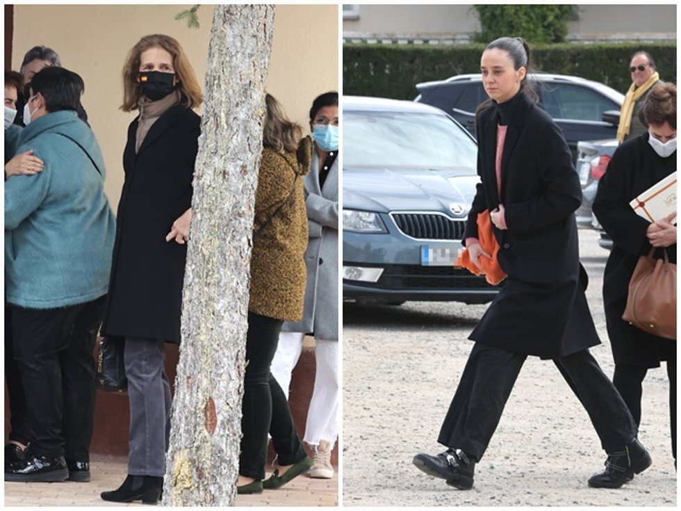 La Infanta Elena y Victoria Federica, en el último adiós a José María Álvarez de Toledo
