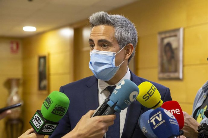 El vicepresidente, Pablo Zuloaga, hace declaraciones sobre la dimisión de María Sánchez