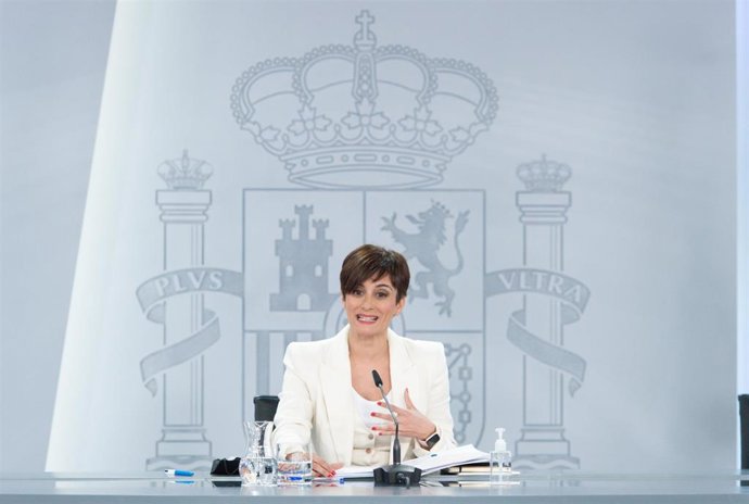 La ministra Portavoz, Isabel Rodríguez
