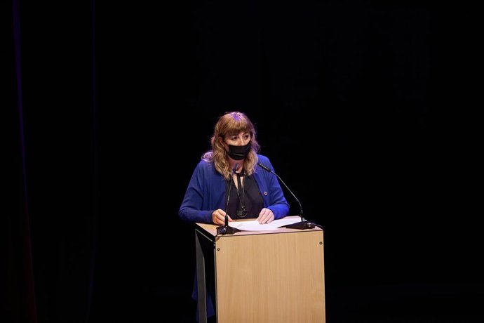 Intervención de la consejera Ollo en la entrega de premios del V concurso escolar ¡Diversidad fuente de riqueza'