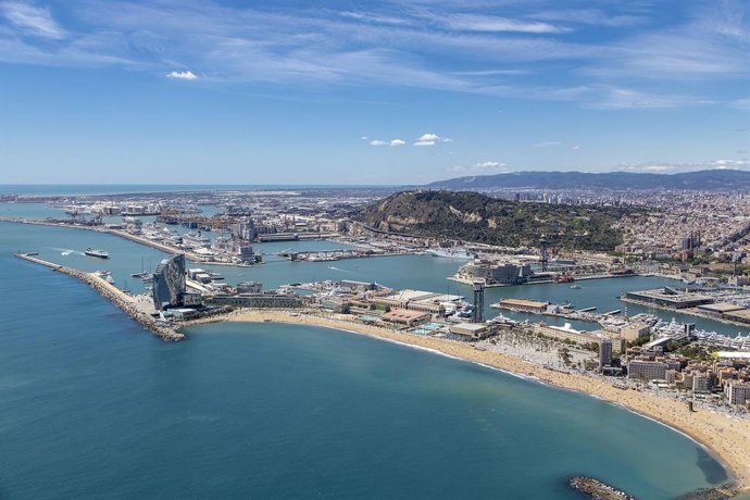 Imatge aria del Port de Barcelona