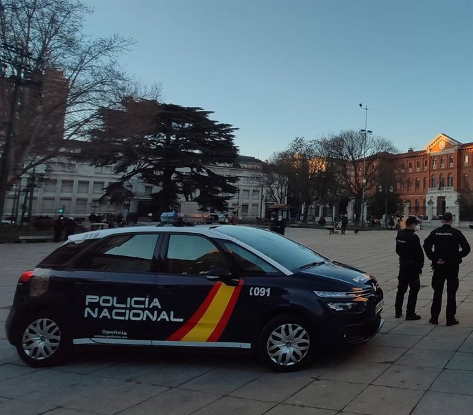 Vehículo de la Policía Nacional.