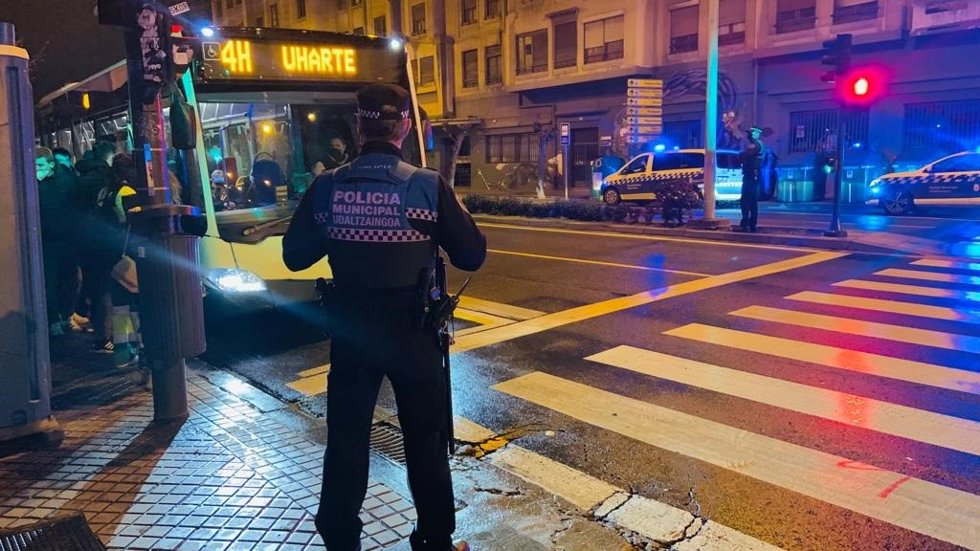 Controles de la Policía Municipal.
