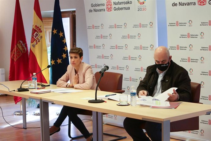 María Chivite y José Mari Aierdi.