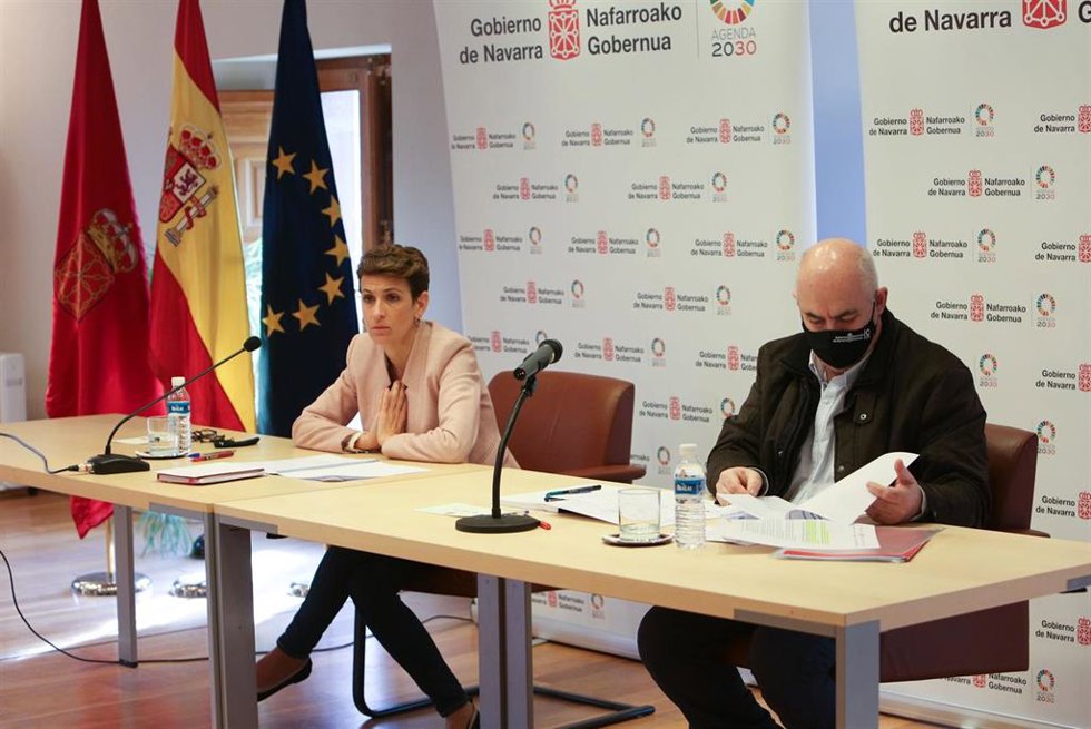 María Chivite y José Mari Aierdi.