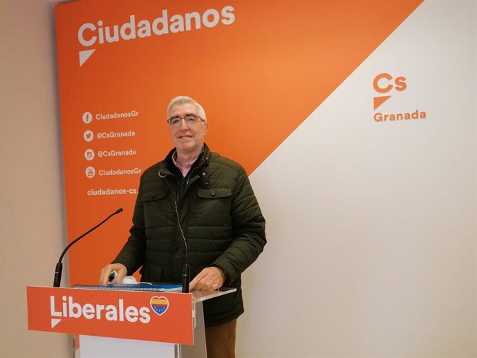 El portavoz de Cs en el Ayuntamiento de Gójar (Granada), Juan de Dios Sánchez.