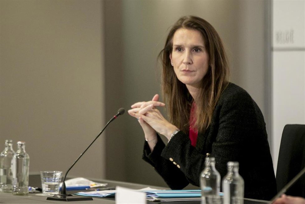 La ministra belga de Asuntos Exteriores, Sophie Wilmes.