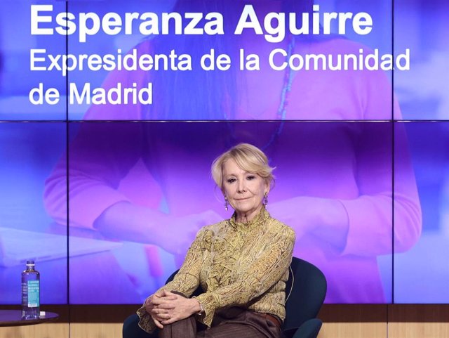 Archivo - La expresidenta de la Comunidad de Madrid Esperanza Aguirre.