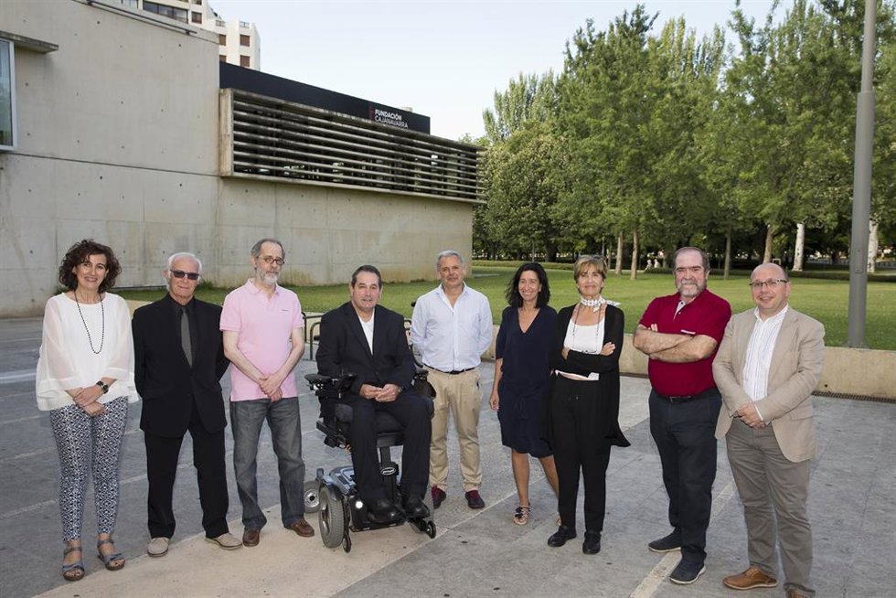 Archivo - Imagen del actual Patronato en el momento de su toma de posesión, en julio de 2017