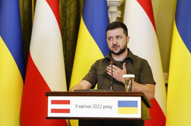 Presidente de Ucrania Volodymyr Zelinsky. 