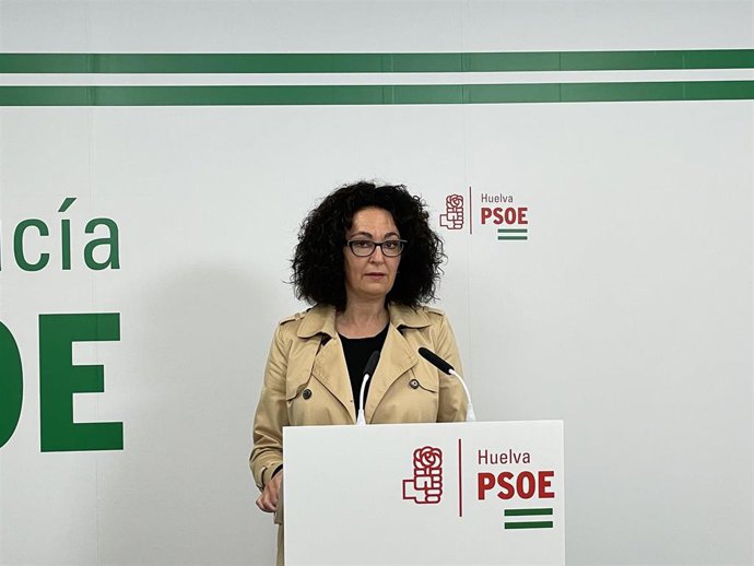 La secretaria de Sanidad de la Ejecutiva Provincial del PSOE de Huelva, Lourdes Martín.