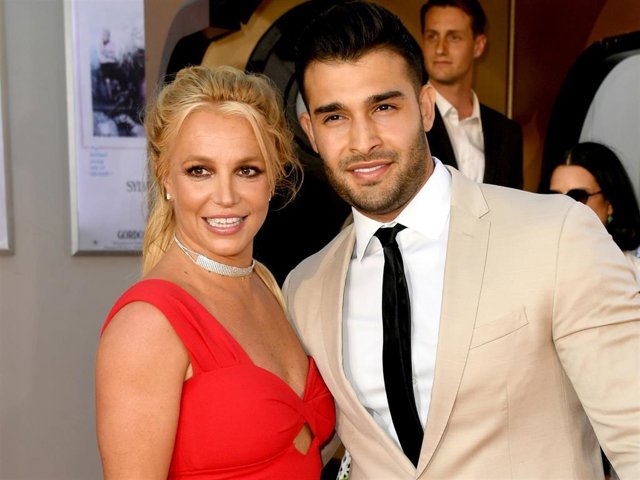 Archivo - Britney Spears y Sam Asghari esperan su primer hijo en común