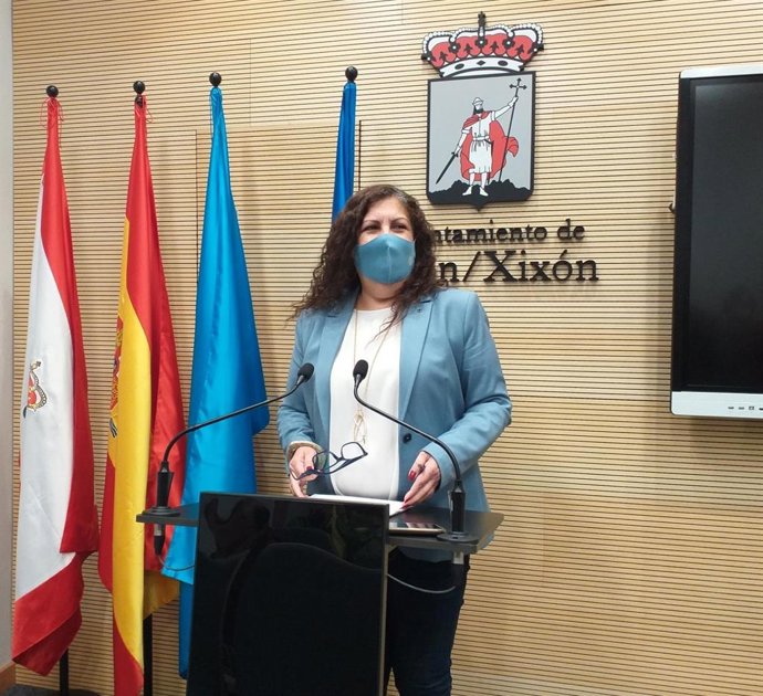 Marina Pineda, concejala de Hacienda del Ayuntamiento de Gijón