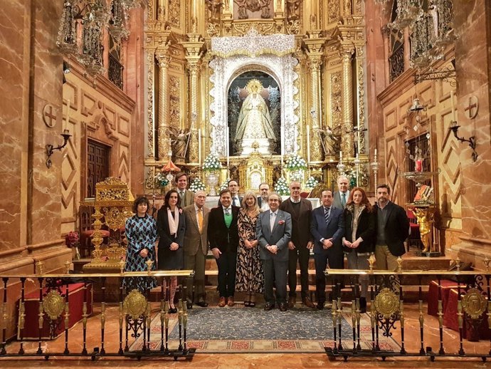 Archivo - La consejera de Cultura, Patricia del Pozo, en una imagen de diciembre de 2019, en la Basílica de la Hermandad de la Macarena. 