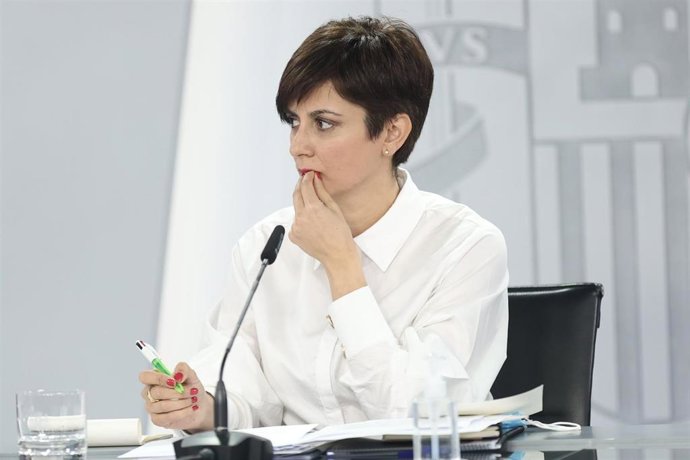 La ministra Portavoz, Isabel Rodríguez, comparece tras el Consejo de Ministros en Moncloa
