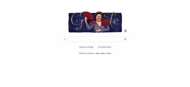 Doodle de Montserrat Caballé en Google