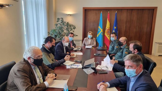 Reunión de coordinación en Delegación del Gobierno para intensificar la vigilancia tras la muerte de aves en peligro de extinción