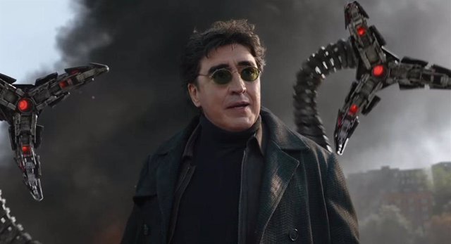 Alfred Molina (Doctor Octopus) en una escena de Spider-Man: No Way Home