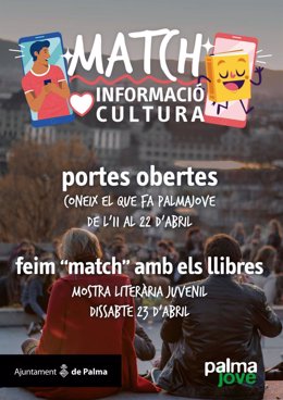 Cartel de la actividad 'Match: informació + cultura'