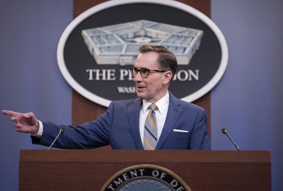 Archivo - El portavoz del Departamento de Defensa de Estados Unidos, John Kirby