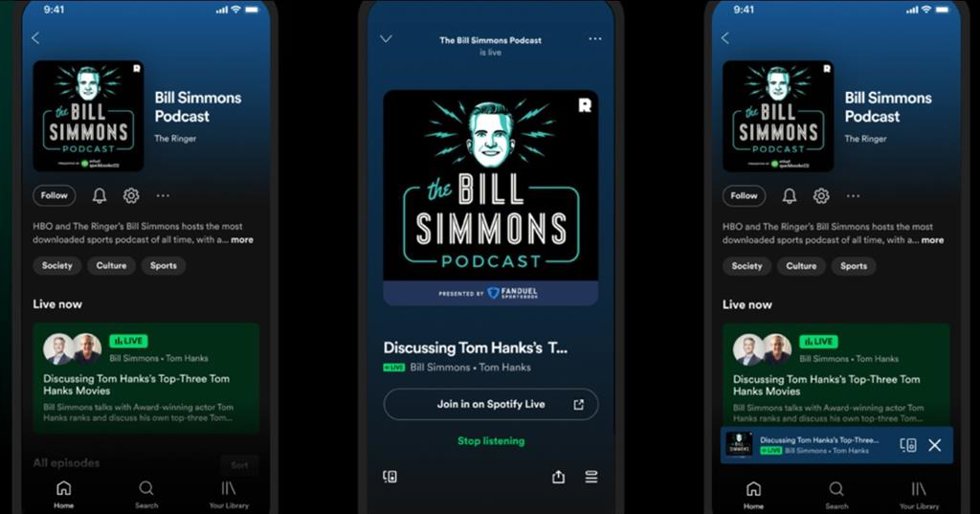 Spotify Live.