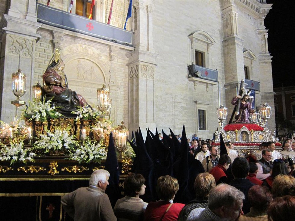 Archivo - Foto de archivo de la prcesión del Encuentro de Valladolid.
