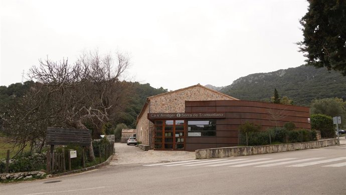 El centro de interpretación Ca s'Amitger en la Serra de Tramuntana de Mallorca.