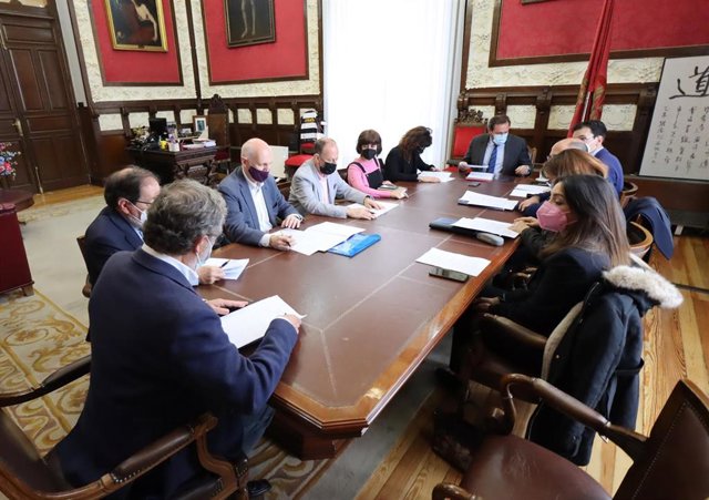 Reunión de la Junta de Gobierno del Ayuntamiento de Valladolid.