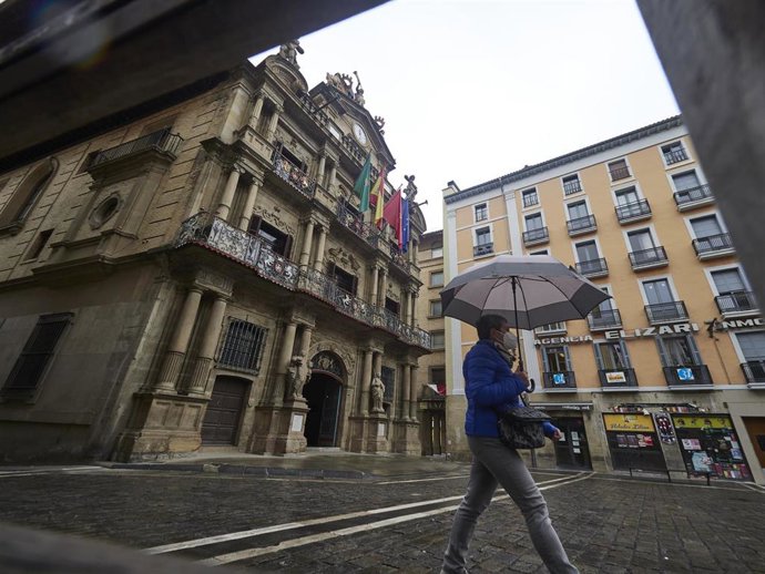 Archivo - Plaza Consistorial de Pamplona (archivo)