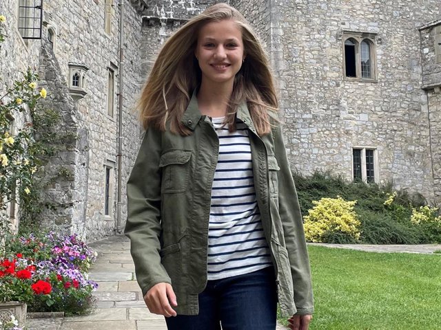 La Princesa Leonor, en su primer día en el UWC Atlantic College de Gales, donde estudia el Bachillerato Internacional