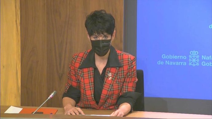 Archivo - La consejera de Economía y Hacienda de Navarra, Elma Saiz.