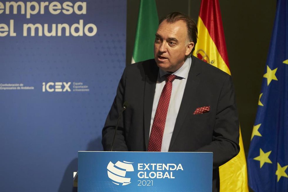 Archivo - El Consejero Delegado de Extenda, Arturo Bernal, en una imagen de archivo
