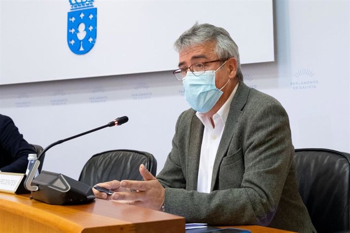 El director xeral de Defensa do Monte, Manuel Rodríguez, en el Parlamento