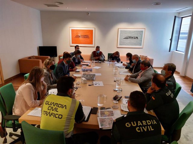 Junta de Seguridad en la Subdelegación del Gobierno para coordinar el dispositivo para la celebración del Día de la Comunidad en Villalar.