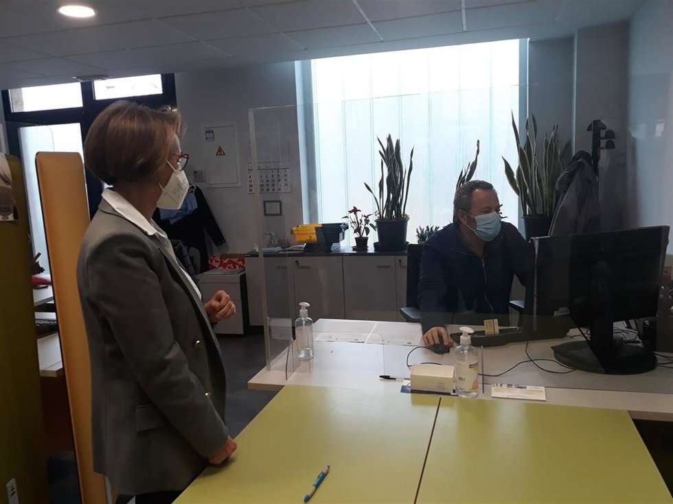 Eva Alcón presentando la candidatura para ser reelegida rectora de la UJI
