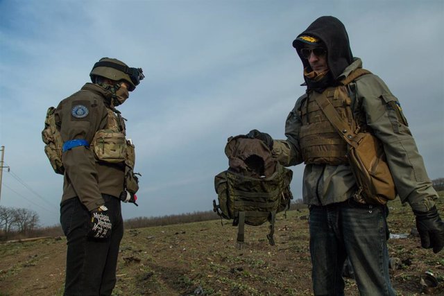 Soldados ucranianos.