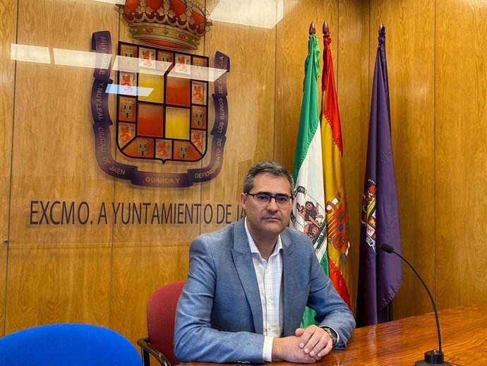 Archivo - El concejal del PP en el Ayuntamiento de Jaén Jesús Ortega.