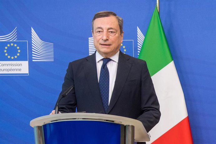 Archivo - El primer ministro italiano, Mario Draghi.