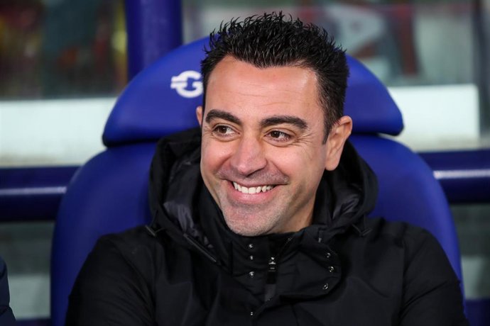 El entrenador del FC Barcelona, Xavi Hernández.