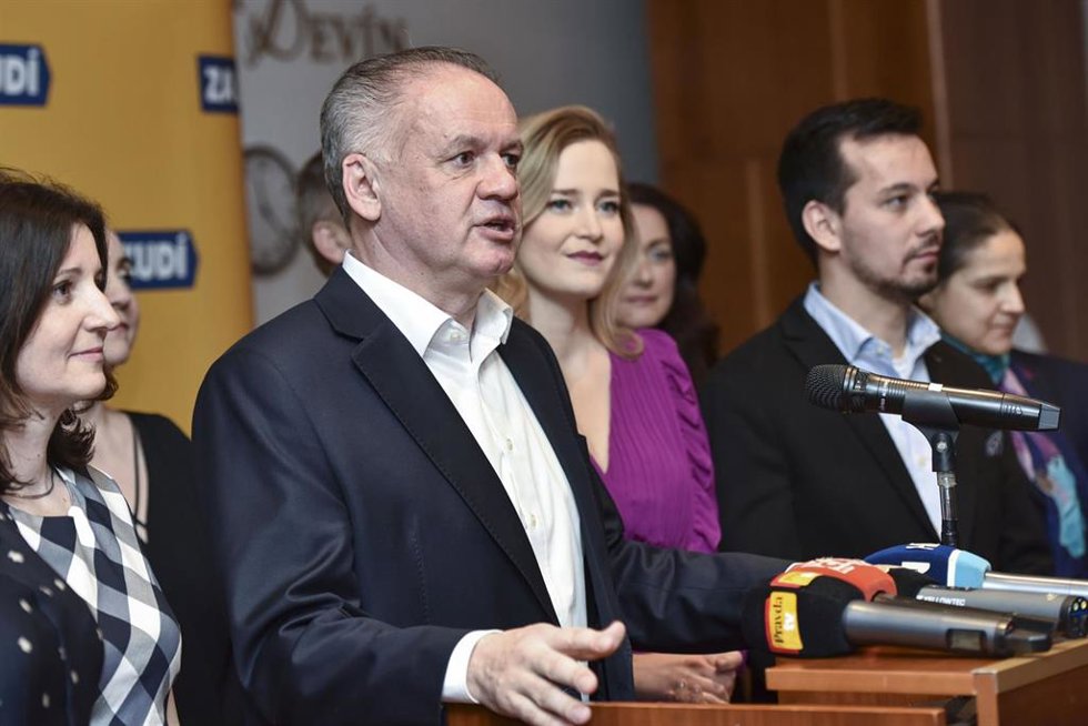 Archivo - El expresidente de Eslovaquia Andrej Kiska