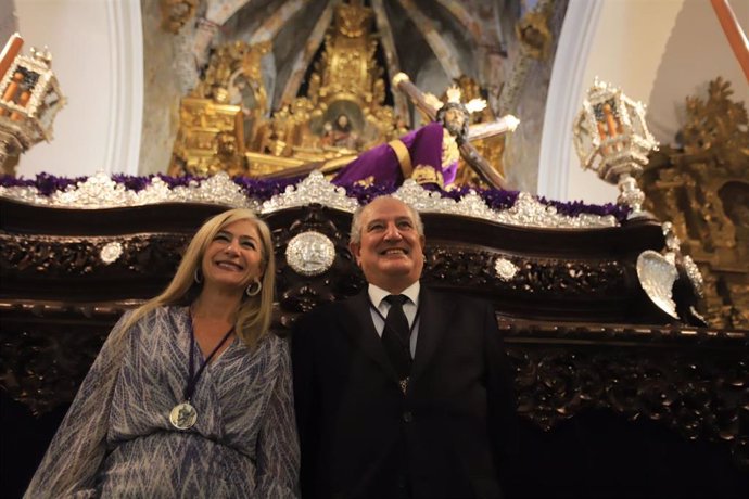 La consejera de Cultura y Patrimonio Histórico, Patricia del Pozo, durante su visita a Jerez de la Frontera.