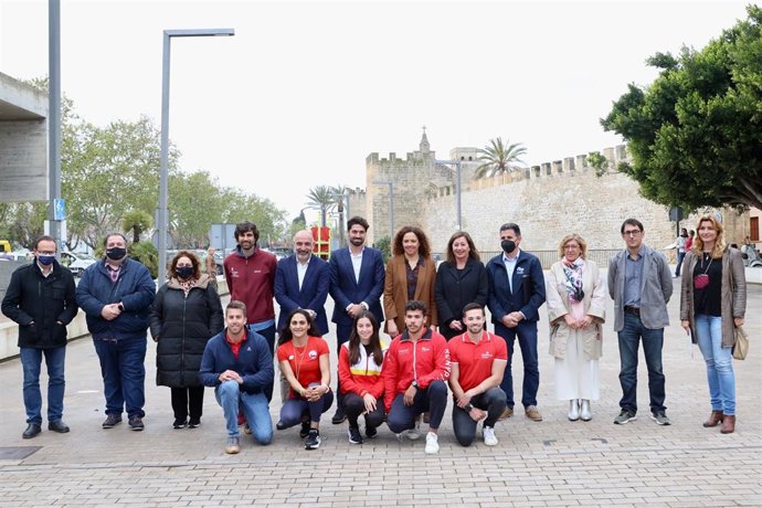 Acto de presentación del 'Next Generation: canal deportivo para regatas de Alcúdia' en el Estany des Ponts