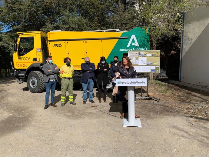 La consejera de Agricultura, Ganadería, Pesca y Desarrollo Sostenible de la Junta de Andalucía, Carmen Crespo, en una imagen de archivo.